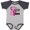 Baseball Heather and Navy, variant on Inktastic Breast Cancer Awareness I Support My Nana with Pink Ribbon Boys or Girls Baby Bodysuit