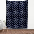 thumbnail image 4 of Ambesonne Butterflies Fabric by the Yard Upholstery, Animals Darkened Back, 10 Yards, Charcoal Grey and Indigo, 4 of 5