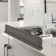 thumbnail image 2 of Silicone Sink Splash Guard, Kitchen Washbasin Water Splash Barrier with Suction Cups, Anti-Splash Sink Protector for Kitchen Countertop, 2 of 8