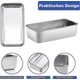 thumbnail image 3 of 2023-loaf Pan, Set Of 2, Stainless Steel Bread Baking Mold, Rectangular Cake Pan Gift_1 Cy, 3 of 5