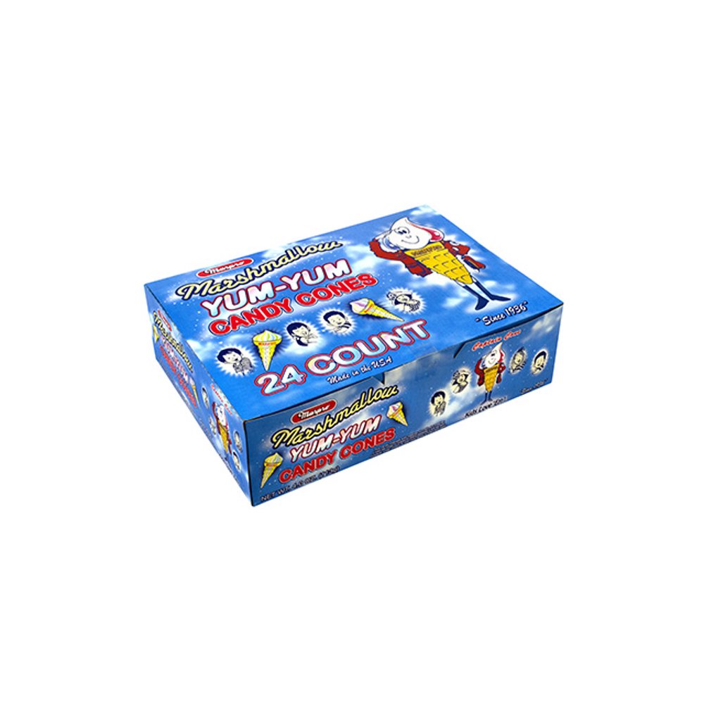 Marshmallow Yum Yum Cones 24 CT