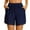 Dark blue, variant on Womens Swim Board Shorts High Waisted Quick Dry Beach Swimwear Bottoms Bathing Trunks with Pocket Swim Board Shorts for Women Swimwear Women's Swim Shorts with Pockets High Waisted Board Swimsuit Bat