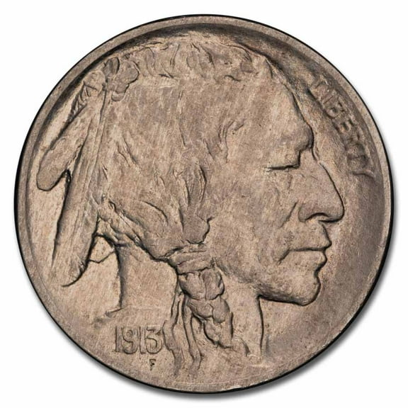 1913 Type-II Buffalo Nickel AU