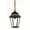 Burled Walnut, variant on 14 x 9.5 x 9.5 in. Richmond 1-Light Burled Walnut Hanging Light