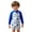 00#Blue565, variant on Lullu Newborn Boys Long Sleeve Rash Guard One-Piece Swimsuit Baby UPF 50 Bathing Suit