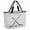 White Black, variant on Ice Hockey Beach Bag for Women, Large Breathable Mesh Beach Tote Bag, Modern Minimalist Ball Sports Game Art Sandproof Lightweight Travel Bags for Vacation Picnic Swimming Pool 15.7"x15.7"x9.1"