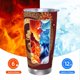 thumbnail image 5 of Año de la serpiente 2025 Feliz Año Nuevo chino 2025 Vaso de acero inoxidable Taza de café de viaje de 20 oz Taza térmica portátil con tapas, 5 of 7
