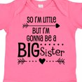 thumbnail image 4 of Inktastic So I'm Little, but I'm Gonna Be a Big Sister Girls Baby Bodysuit, 4 of 5