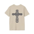 thumbnail image 2 of Christian T Shirt Jesus Saves Celtic Cross 100% Cotton Unisex fit., 2 of 4