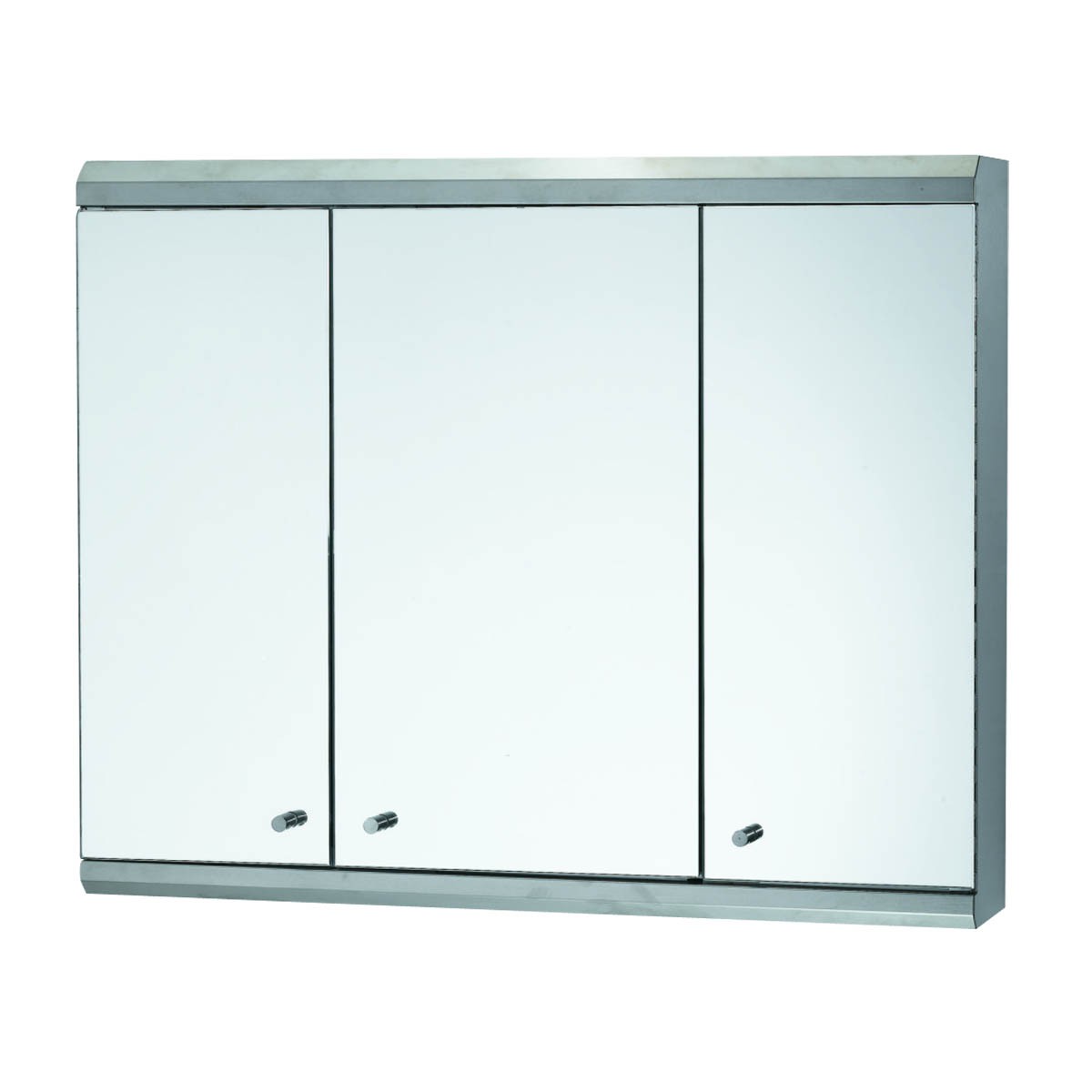 48" Medicine Three Door Polished Stainless Steel Renovator's