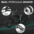 thumbnail image 6 of Fucare 750W Ebike Fat Tire Electric Bike for Adults,E Bike for Men Women,Mountain Snow Beach Electric Bicycle,48V 20.8Ah Removable Li-Ion Battery,Shimano 7 Speed, 6 of 9