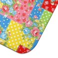 thumbnail image 5 of Pioneer Flower Floral Print Pattern Kitchen Dish Drying Mat 1 Pack, Ultra Absorbent Microfiber Drainer Mat, 16"x18", 5 of 6