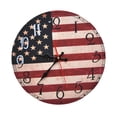 thumbnail image 3 of DOLITY Wall Clock Funny Clock 14" Non Ticking Clocks for Living Room Office Kitchen, 3 of 9