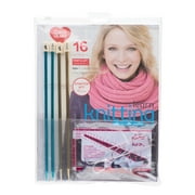 Red Heart® Learn Knitting Kit with Straight Needles