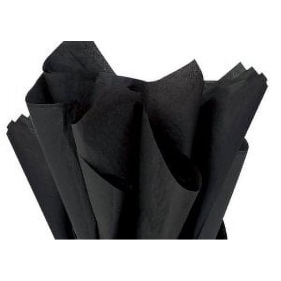 Black Tissue Paper 20 Inch X 30 Inch Sheets Premium Gift Wrap Paper