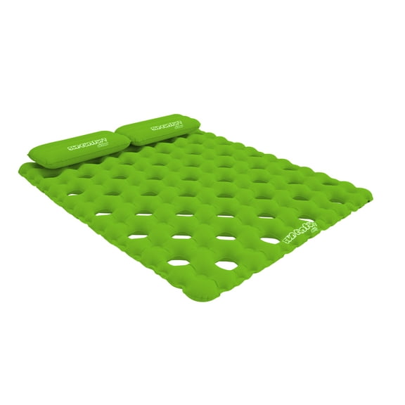 SUN COMFORT COOL SUEDE Double Pool Mattress, Lime