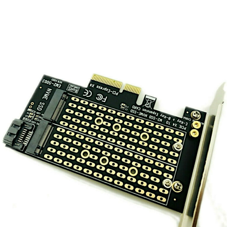 M.2 NVME SSD (M Key) or M.2 SATA SSD (B Key) 22110 2280 2260 2242