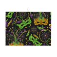 thumbnail image 1 of Balery Carnival Mardi Gras3 Alfombrilla de Secado para Cocina, 18x24 Pulgadas, Súper Absorbente para Platos y Encimeras, 1 of 7