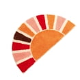 thumbnail image 2 of Floor Mat, Boho Bathroom Rugs, Super Absorbent Bath Mat, Machine Washable Bath Mats for Bathroom Floor, Semicircle 24X16 Inch Retro Sun Pattern Soft Faux Cashmere Non-Slip Shower, 2 of 7