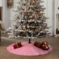 thumbnail image 4 of Bingfone Christmas Tree Skirt Mat Christmas Decoration Interior 36" -Sparkly Pink Glitter, 4 of 6