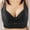 Black, variant on gakvbuo Seamless Sports Bra for women Wirefree Yoga Bra with Removable Pads Comfort Workout Vest Low-Impact Activity Sleep Bras for Women compression cami bra