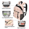 thumbnail image 5 of JIALIOU 14" Laptop Backpack Waterproof Airline Approved Stylish Casual Daypack for Travel Business College Work, Corgi and Footprints, 5 of 8