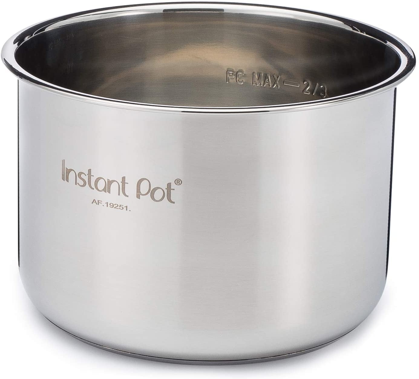 Instant Pot Stainless Steel Inner Cooking Pot with Handles – Use with 8 Quart Duo Evo, Pro, and Pro Crisp