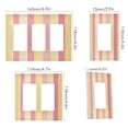 thumbnail image 2 of Yayeee Rocker Switch Wall Plate 2-Gang 4.7"x4.6" Home Decorative Outlet Cover, Pink and Yellow Striped Pattern, 2 of 6