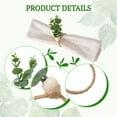thumbnail image 2 of GoXteam Napkin Rings Set of 6, Eucalyptus Leaf Napkin Rings Farmhouse Rustic Napkin Rings Bulk Greenery Leaves Boho Napkin Holders for Thanksgiving Easter Christmas Wedding Table Decor, 2 of 7