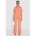 thumbnail image 2 of Women's Seersucker High Waisted Pull On Pants, 2 of 4