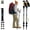 Black, variant on Outsura Carbon Fiber Hiking Poles Pair of 2, Lightweight Collapsible Trekking Poles, Adjustable Walking Sticks for Hiking