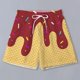thumbnail image 4 of WILLBEST Pantalones Cortos Casuales para Hombre, Ideales para Nadar En La Playa y Hacer Ejercicio, con Un Elegante Diseño con Cordones y Estampado de Hielo Derretido para Cualquier Temporada., 4 of 5