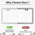 thumbnail image 5 of Bling Car License Plate Frames for Women 2 Pack, Push to Start Button, Car Accessories, 5 of 6