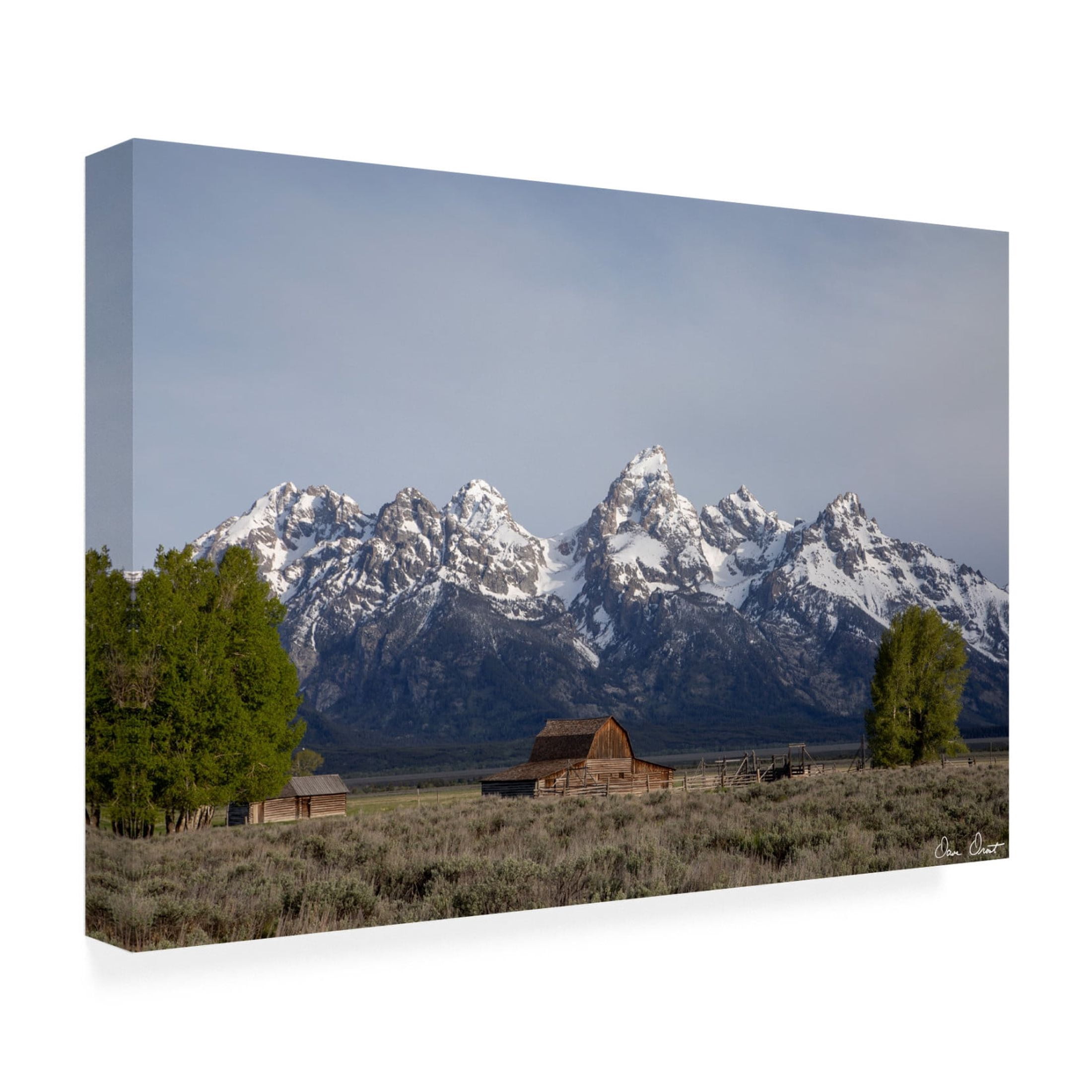 Trademark Fine Art David Drost Mountains of Wyoming II Canvas Wall Art