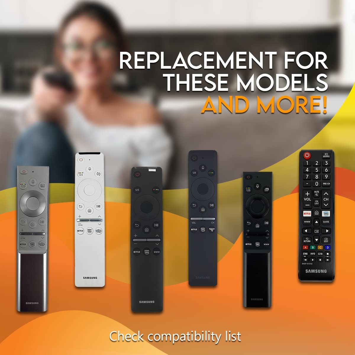 Buy BN5901357A Replacement Voice Smart TV Remote for Samsung 2021 QLED