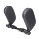 thumbnail image 2 of Reposacabezas para asiento de coche / Ajustable / Almohada trasera para el cuello del coche / Cojín para dormir / Cojín para reposacabezas para viajes - Plata negra Macarena Reposacabezas de asiento de coche, 2 of 6