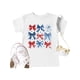 thumbnail image 1 of Toddler American Flag T-Shirt for Boys Girls Love Graphic Tee 4th of July Shirt Kids Patriotic Heart Tee Tops, 1 of 6