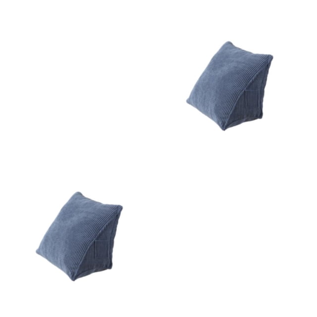 Cojín de respaldo Naiovety poliéster azul 2Conjunto