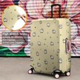 thumbnail image 4 of Stretch Luggage Cover L(25-28in)– Elastic Travel Suitcase Protector with Handle Openings & Bottom Closure, Washable Polyester Spandex Cover for 18"-32" Suitcases, S/M/L/XL Size, 4 of 6