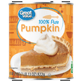 thumbnail image 2 of (4 pack) Great Value 100% Pure Canned Pumpkin, 29 oz, Can, 2 of 9