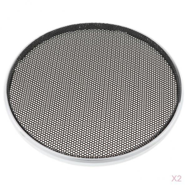 Cubierta del altavoz del automóvil Sunnimix Malla de acero 3 Pulgadas