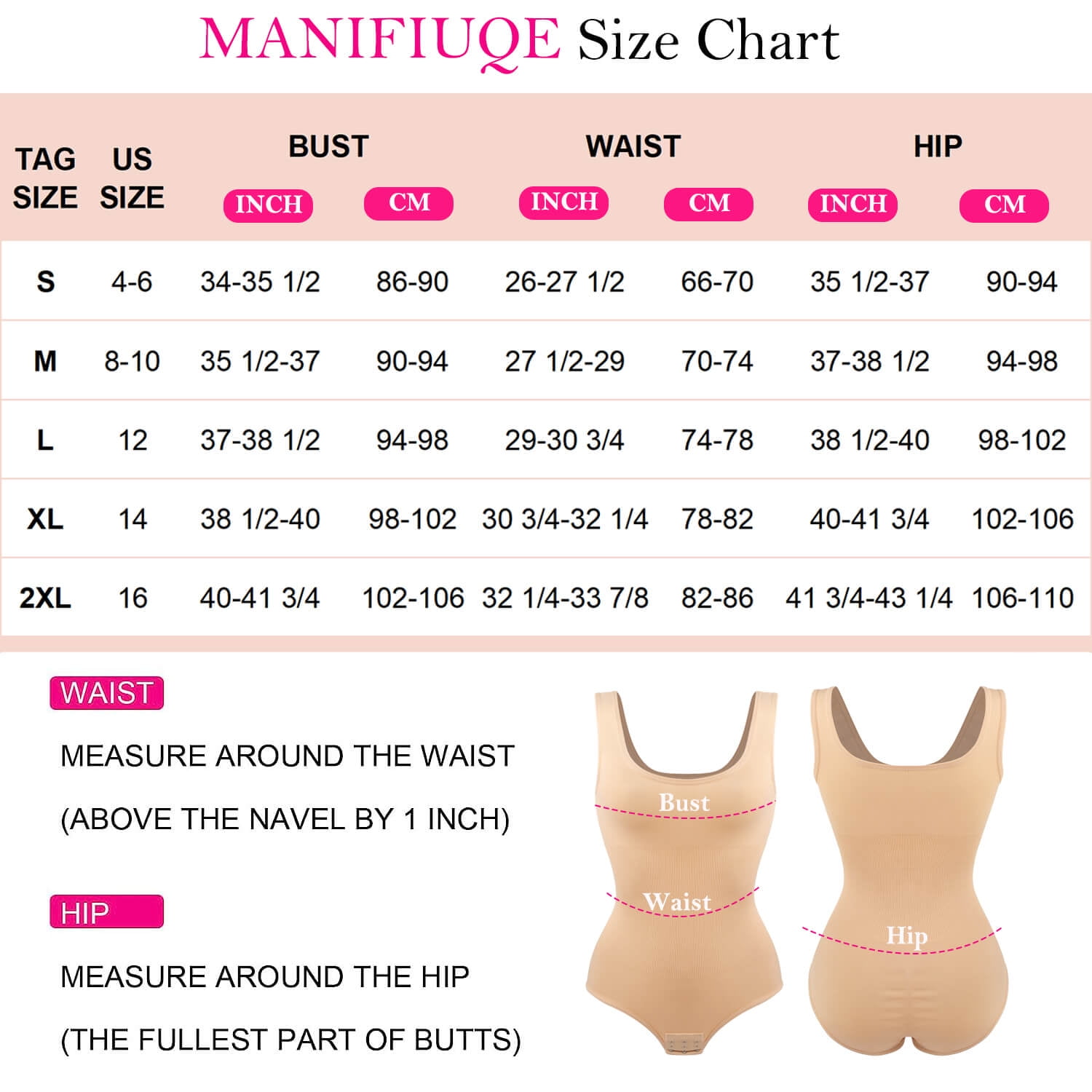 MANIFIQUE 3 Packs Shapewear Bodysuit for Women Tummy Control Slimming Body  Shaper Tank Tops 