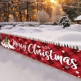 thumbnail image 4 of Weloille Christmas Banner Outdoor - 98.42x19.68 Inches, Christmas Front Porch Trim, Christmas Yard Banner, Christmas Yard Trim, 4 of 6