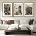 thumbnail image 2 of Large Vintage Italy City Landscape Framed Canvas Wall Art Set, Olive Green Tree Country Wall Decor, Modern Minimalist Countryside Villages Picture for Living Room,Bedroom,Office-16 x24 x3, 2 of 7