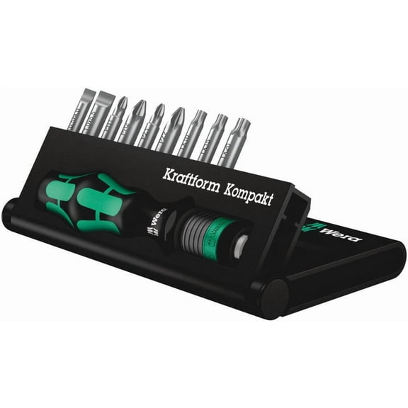 Wera Tools Kraftform Compact 10 Assortment Screwdriver Set 10Pc