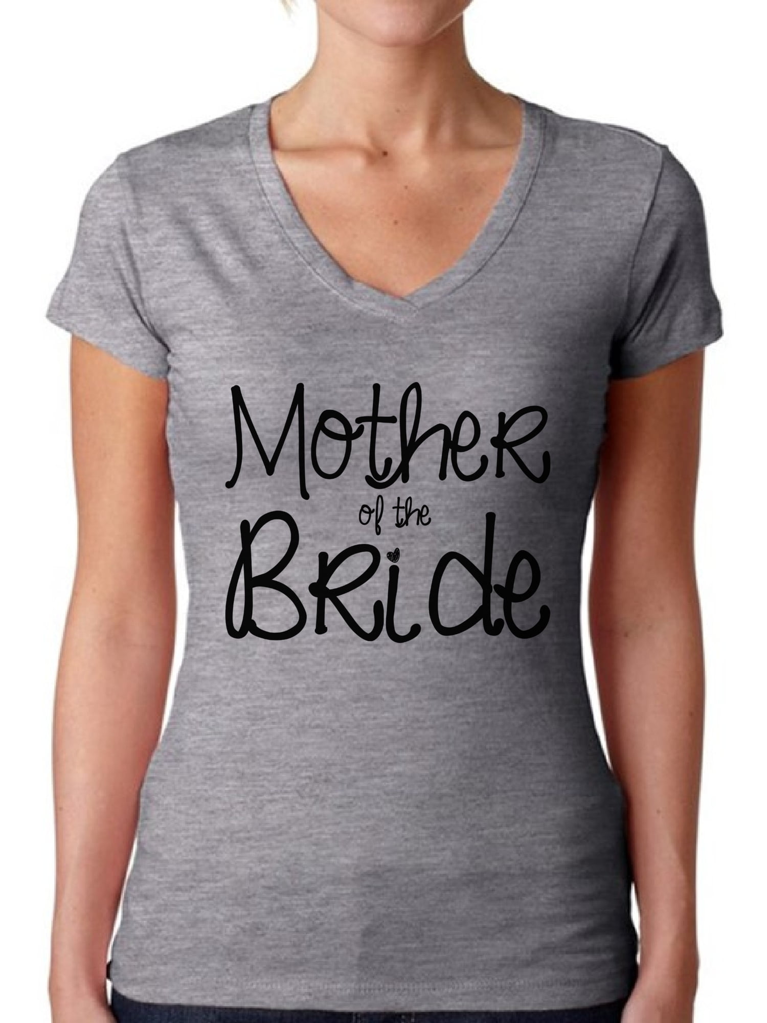 Awkward Styles Women's Mother Of The Bride Cool V-neck T-shirt Party ...