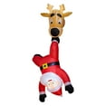 thumbnail image 4 of Juguete inflable de Papá Noel para Navidad,Reno inflable navideño de Papá Noel,Adorno de 1,8 m,novedad divertida,grande,Figuras inflables con luz LED para regalo,Accesorios de decoración, 4 of 9