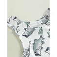 thumbnail image 5 of Bagilaanoe Newborn Baby Girl Boy Summer Jumpsuit Fish Print Sleeveless Bodysuit 3M 6M 12M 18M Infant One Piece Romper, 5 of 8