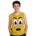thumbnail image 3 of Niños Pequeños Camisola sin Mangas Gradiente Suave Impresión Moda Lindo Fondo para Niños 3-15 Años, 3 of 8