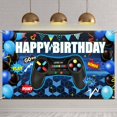 thumbnail image 1 of Videojuego Party Backdrop Bulu Happy Birthday Blue, 1 of 7
